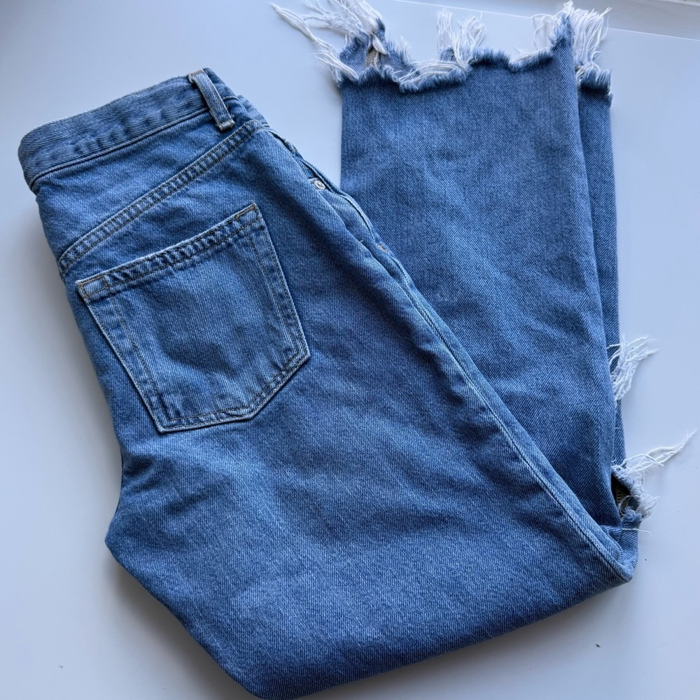 We The Free Distressed Blue Jeans Size 25 - Picture 5 of 9